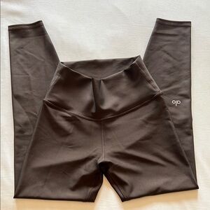 ALO Yoga Chocolate High-Waist Leggings